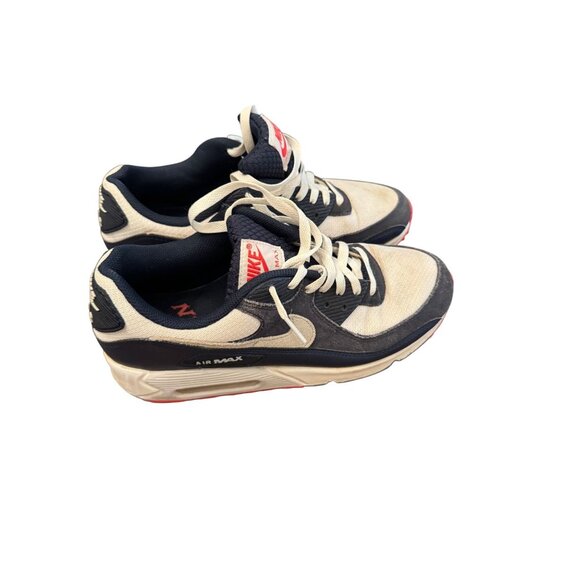 Nike men's air max red, white, and blue sneakers size 9 - Picture 1 of 4